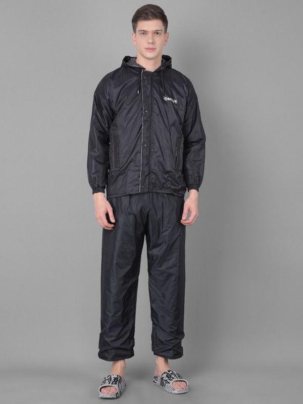     			Dollar Black Polyester Men's Rain Suit ( Pack of 1 )