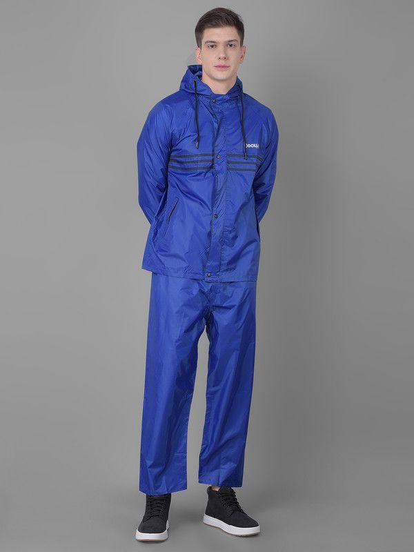     			Dollar Blue Polyester Men's Rain Suit ( Pack of 1 )