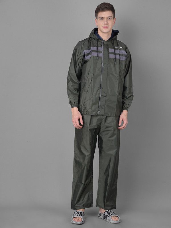     			Dollar Green Polyester Men's Rain Suit ( Pack of 1 )