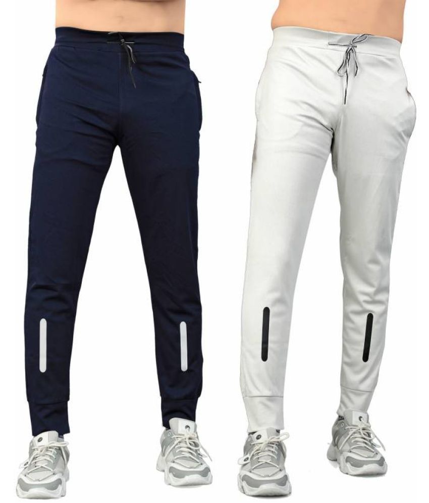     			FRUZIS FASHION Multicolor Lycra Men's Joggers ( Pack of 2 )