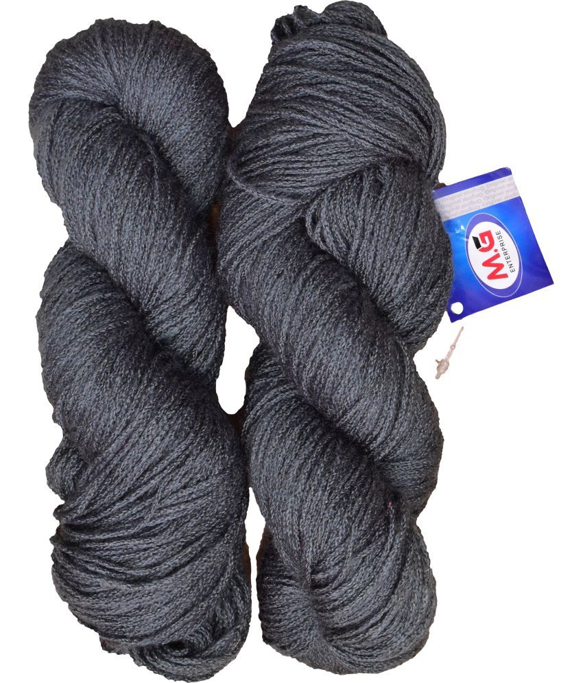     			Knitting Yarn Martina Wool, Crave Wool Grey 400 gm  Best Used with Knitting Needles, Crave Wool Crochet Needles Wool Yarn for Knitting.
