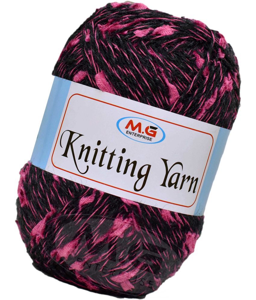     			Knitting Yarn Thick Chunky Wool  Black Cherry 400 gm Knitting Needles. Art-IJF