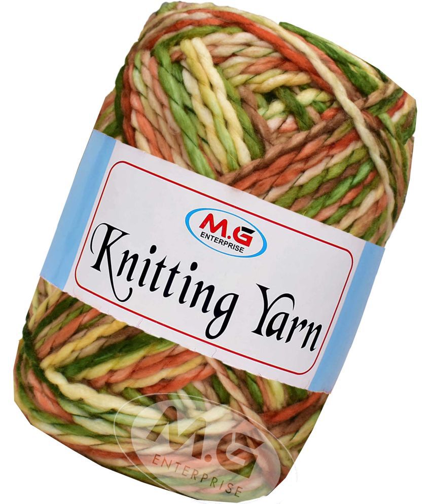     			Knitting Yarn Thick Chunky Wool, Sumo  Army 300 gms- Art-HAH