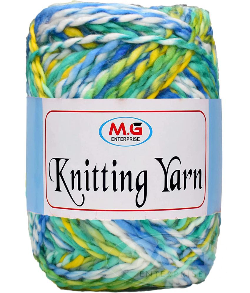     			Knitting Yarn Thick Chunky Wool,Sumo  New Green 200 gms-OB Art-ABBG