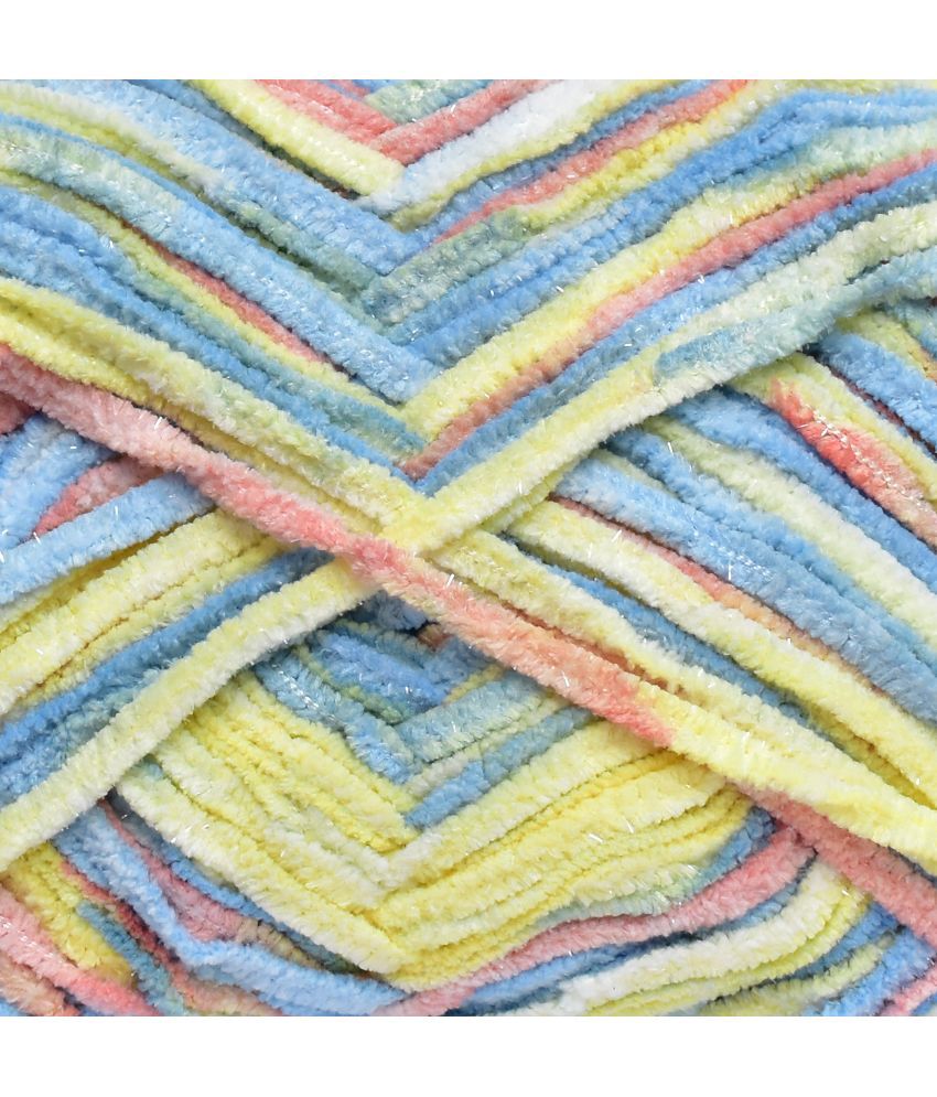     			Knitting Yarn Thick Chunky Wool, Blanket Daffodil  WL 600 gm