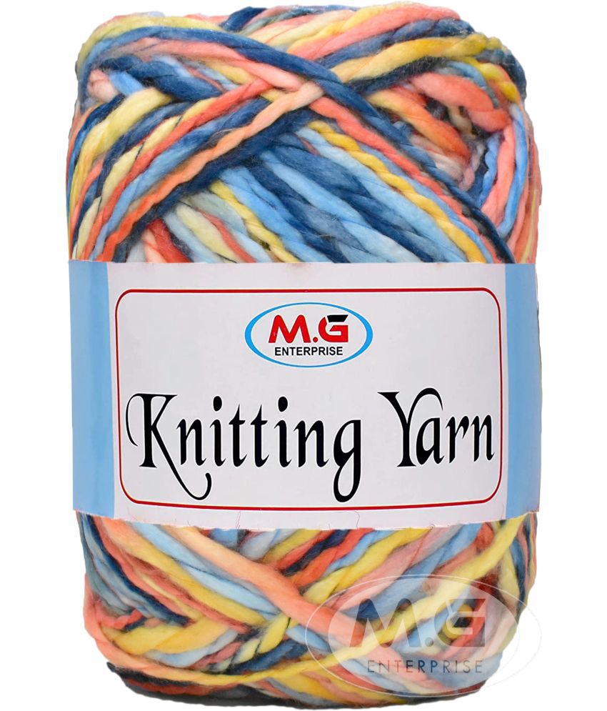     			Knitting Yarn Thick Chunky Wool, Sumo  Macaw 200 gms- Art-HCJ