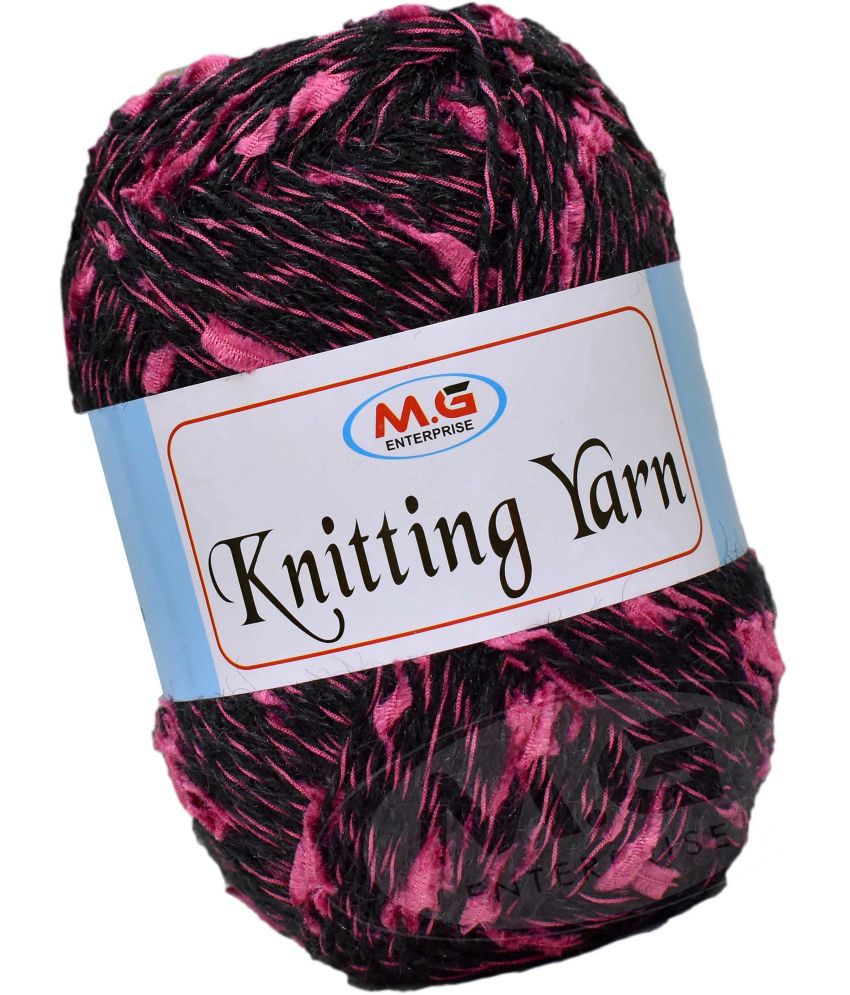     			Knitting Yarn Thick Chunky Wool  Black Cherry 500 gm Knitting Needles. Art-IJF