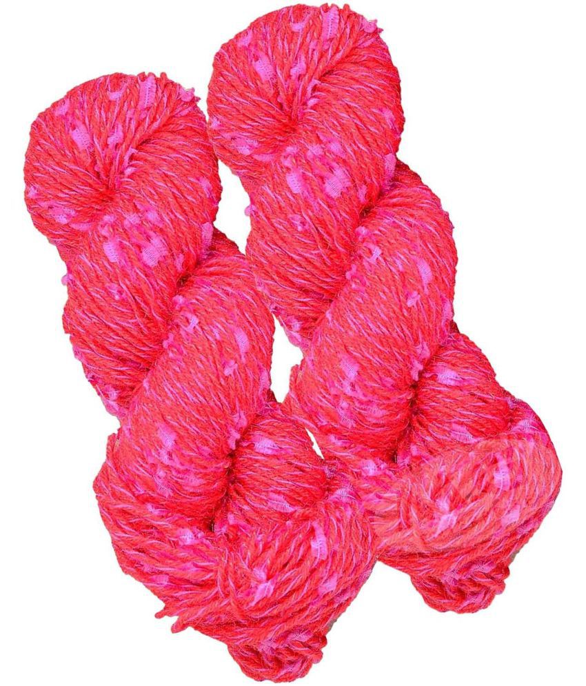     			M_G Veronica Strawberry (300 gm)  wool ART- HIIHank Hand knitting wool ART- HII