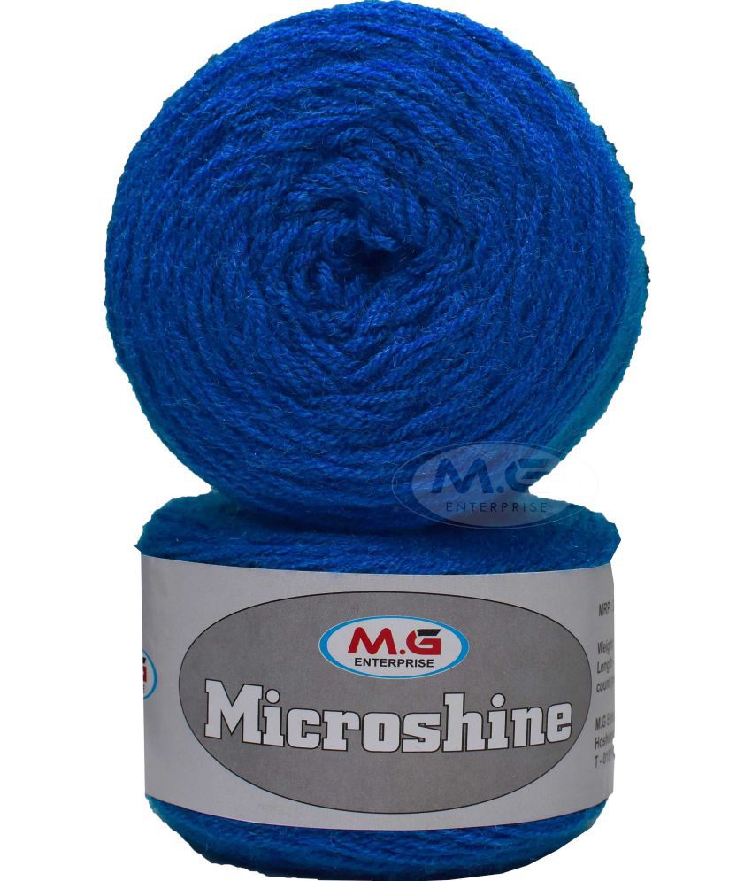     			Microshine Mehroon (300 gm)  Wool Hank Hand knitting wool / Art Craft soft fingering crochet hook yarn, needle knitting yarn thread dye K SM- SM-D