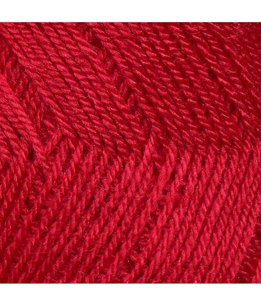     			Oswal KK_Chirag Candy Red (200 gm)  Wool Ball Hand knitting wool  PA