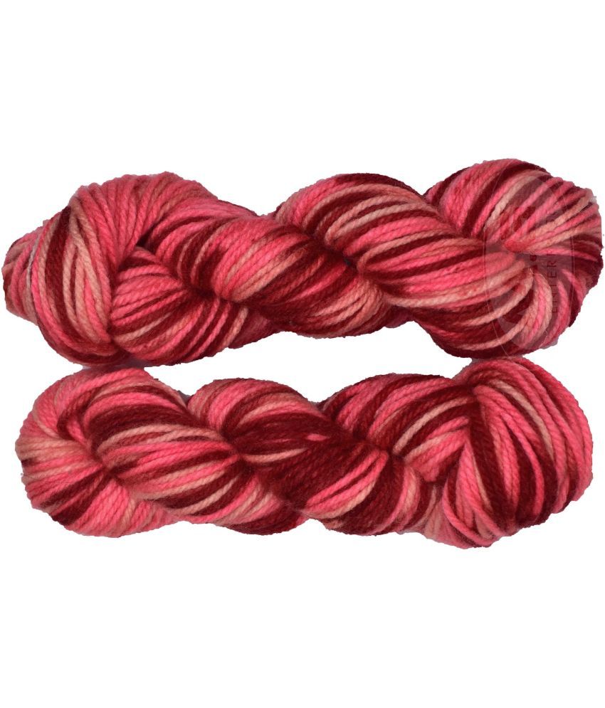     			Oswal Knitting Yarn Thick Chunky Wool, Strawberry 500 gm ART - AAAB