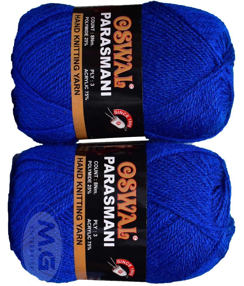     			Parasmani Knitting  Yarn Wool, Royal Ball 200 gm  Best Used with Knitting Needles, Crochet Needles  Wool Yarn for Knitting