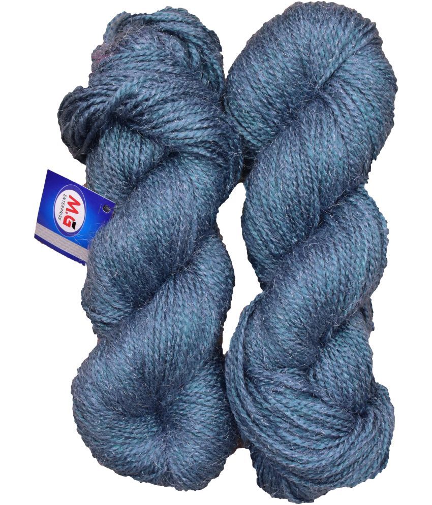     			Popeye Mouse Grey (500 gm)  Wool Hank Hand knitting wool / Art Craft soft fingering crochet hook yarn, needle knitting yarn thread dyed