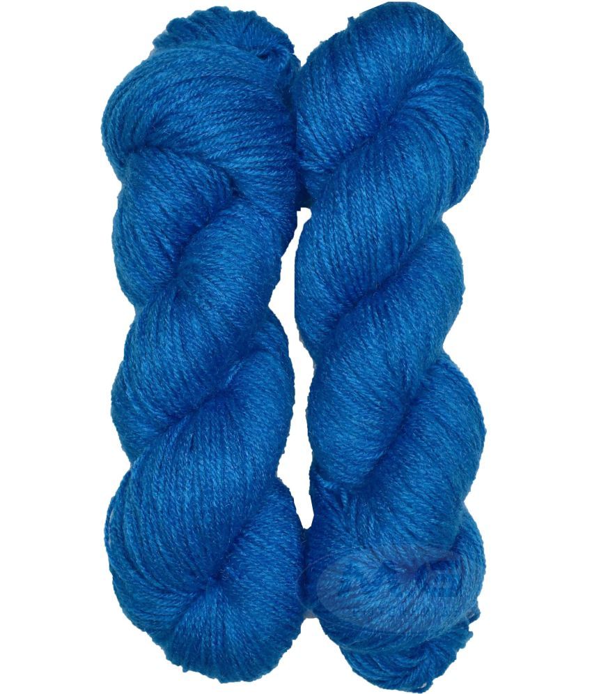     			Represents H VARDHMAN Knitting Yarn Wool Li Blue 200 gm Art-DAE