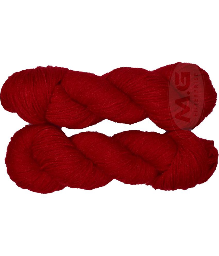     			Represents H VARDHMAN Knitting Yarn Wool Li Red 300 gm Art-ACBC