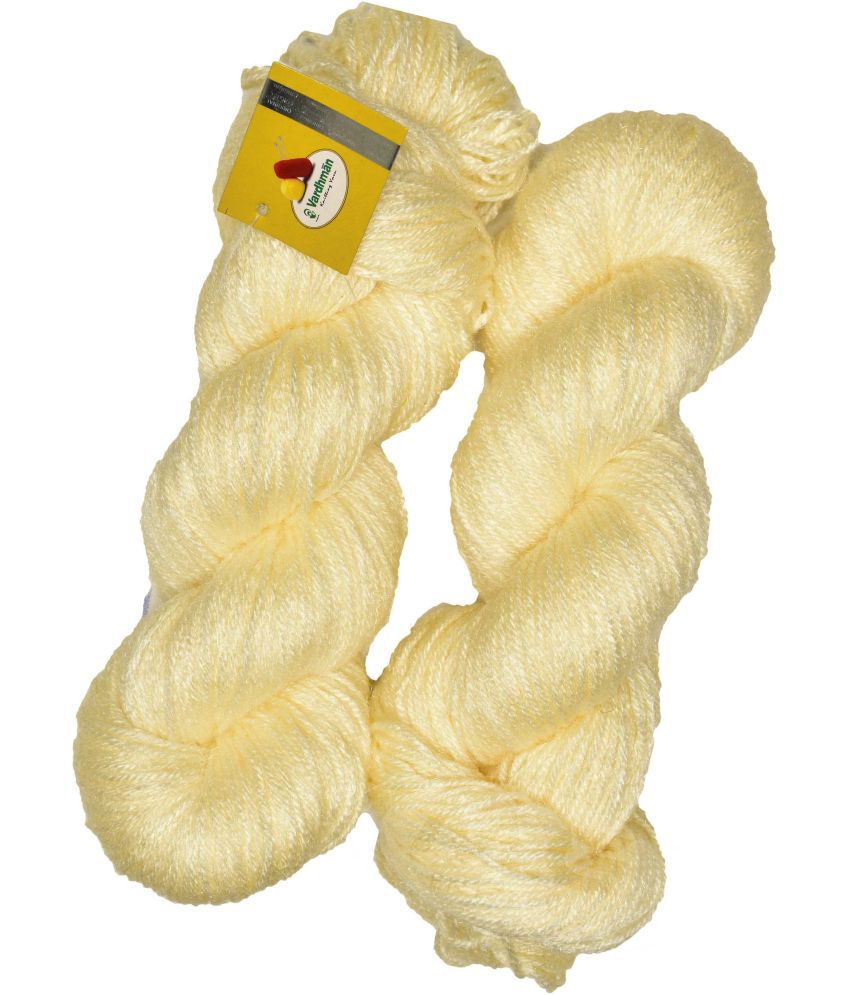     			Represents H VARDHMAN Knitting Yarn Wool Li Dark Cream 400 gm Art-ABHG