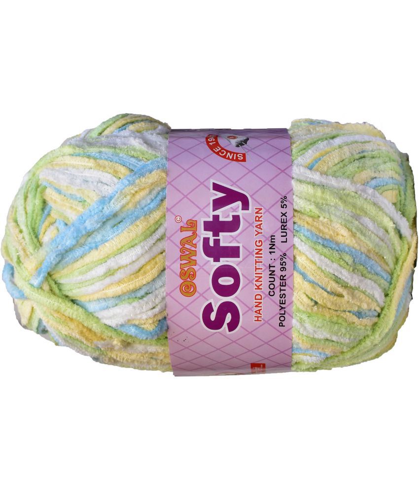     			Represents Oswal Knitting Yarn Thick Wool, Softy Daffodil 300 gm Art-GGH