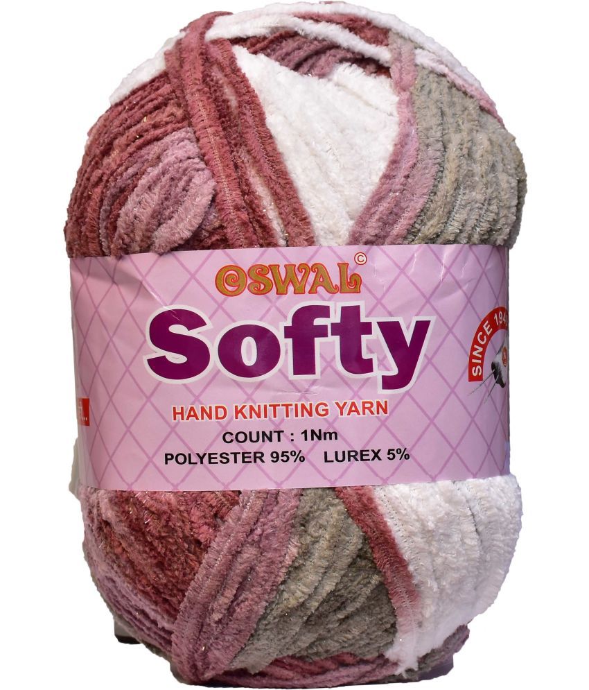     			Represents Oswal Knitting Yarn Thick Wool, Softy Mud Mix 150 gm Art-IFE