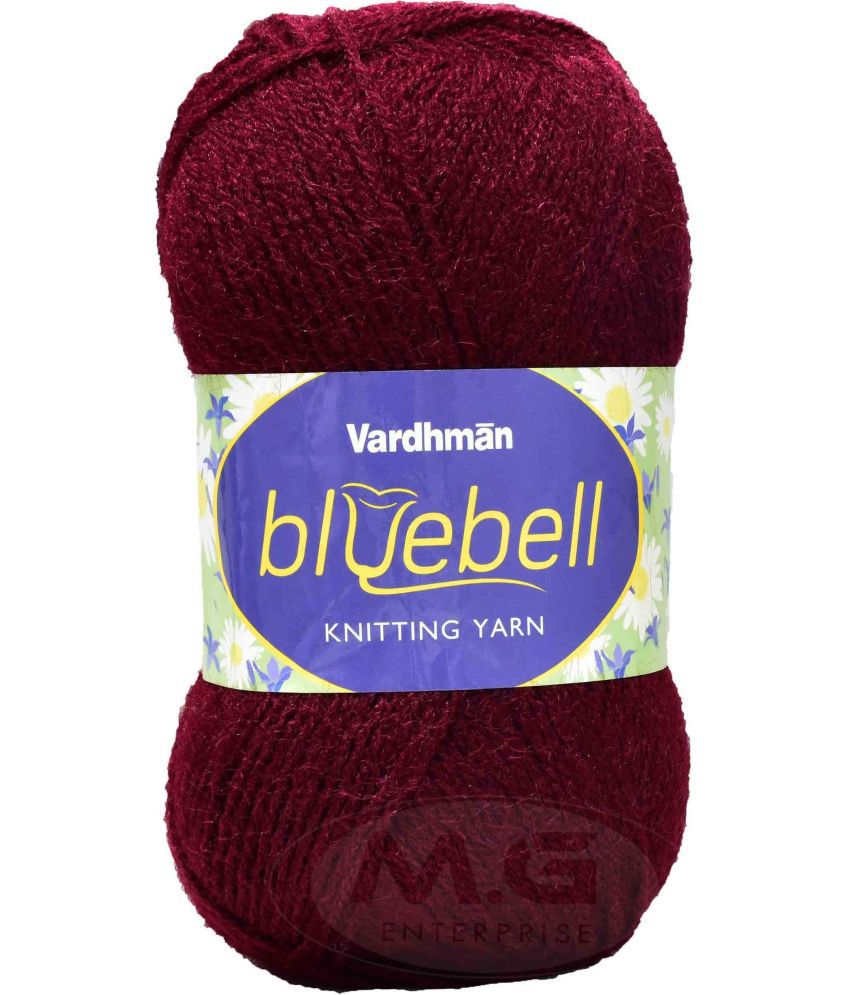     			Represents Vardhman K/K Rosemary Mehroon (200 gm) knitting wool Art-FIF