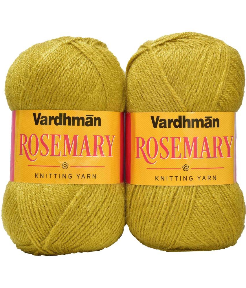     			Represents Vardhman K/K Rosemary Mustard (300 gm) knitting wool