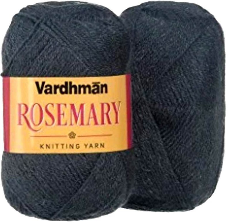     			Rosemary Grey 200gm Wool Hank Hand Knitting Wool and Art Craft Soft Fingering Crochet Hook Yarn, Needle Knitting Yarn Dyed