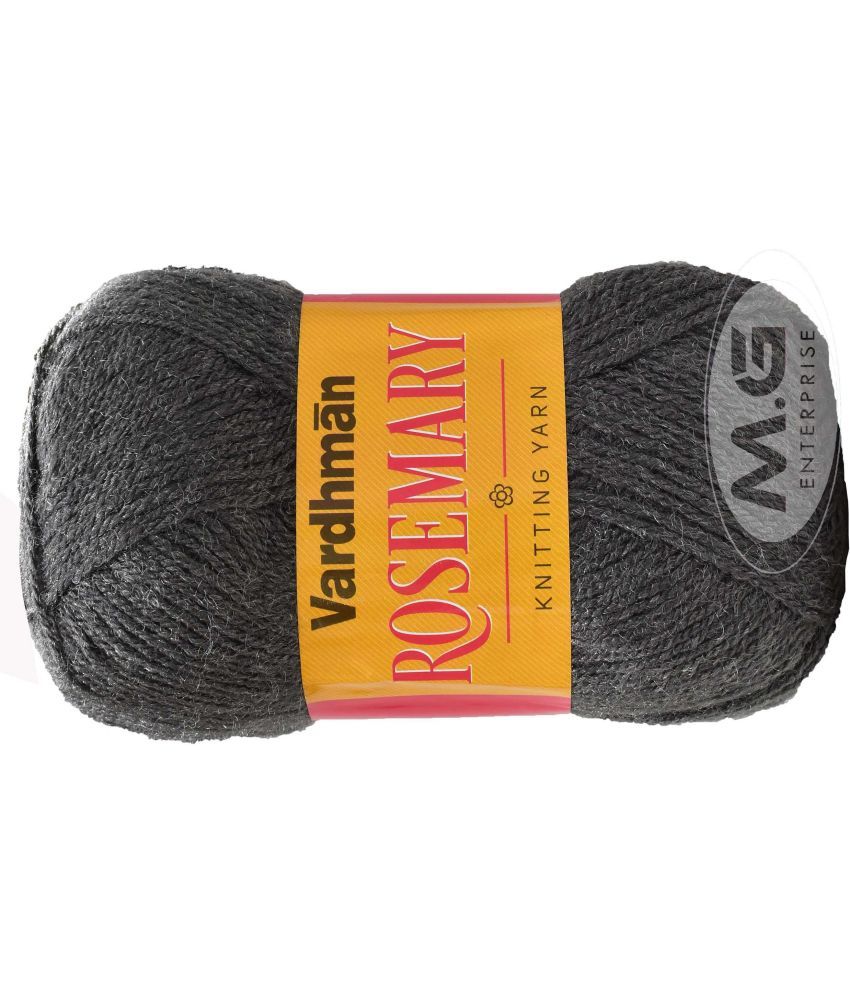     			Rosemary Light Mouse Grey (500 gm)  Wool Ball Hand knitting wool / Art Craft soft fingering crochet hook yarn, needle knitting yarn thread dyed- A BN