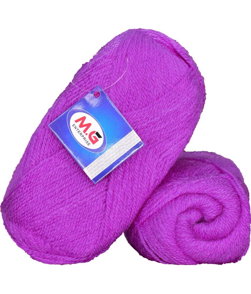     			Rosemary Purple (200 gm)  Wool Ball Hand knitting wool / Art Craft soft fingering crochet hook yarn, needle knitting yarn thread dyed
