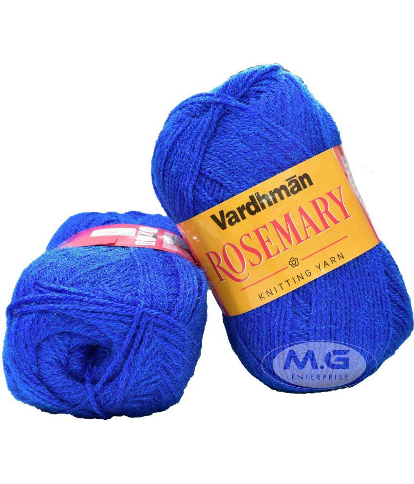     			Rosemary Royal (500 gm)  Wool Ball Hand knitting wool / Art Craft soft fingering crochet hook yarn, needle knitting yarn thread dyed- W XM