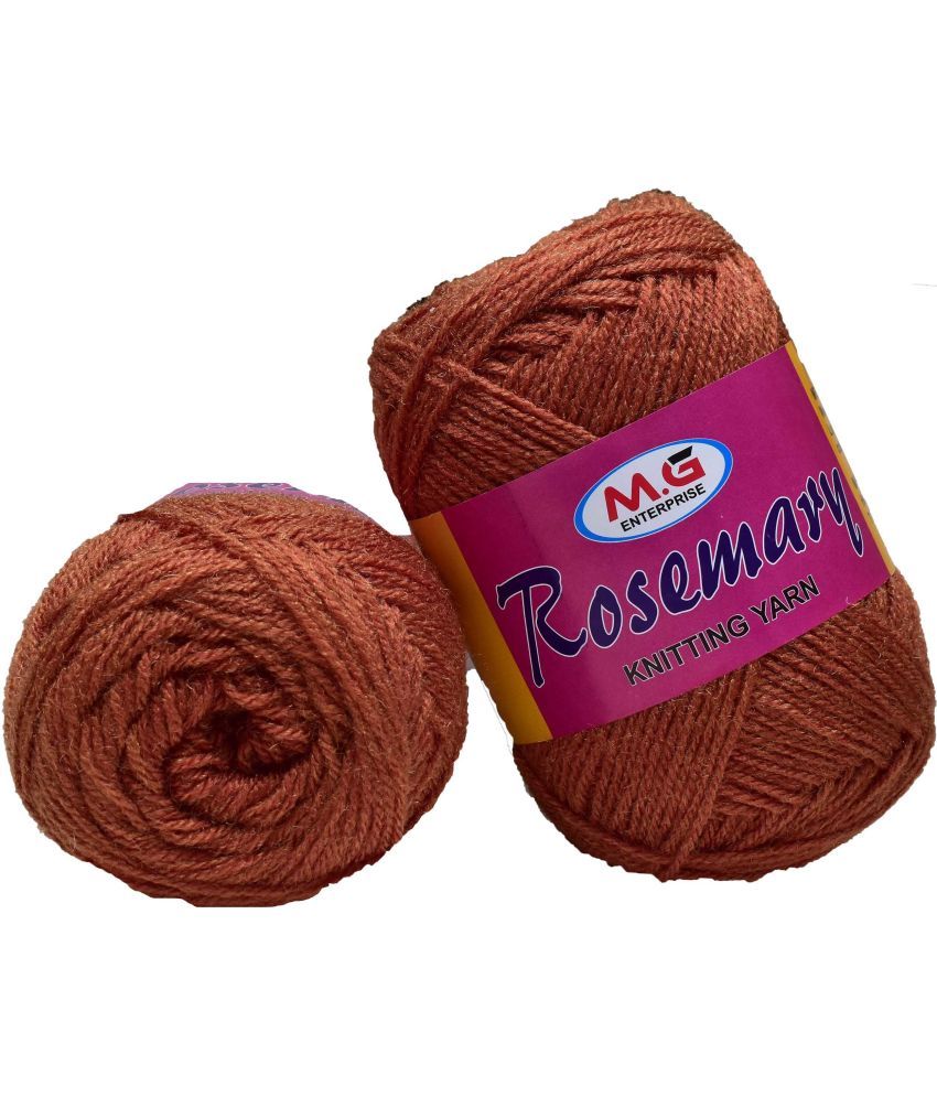     			Rosemary Rust (200 gm)  Wool Ball Hand knitting wool yarn thread dyed