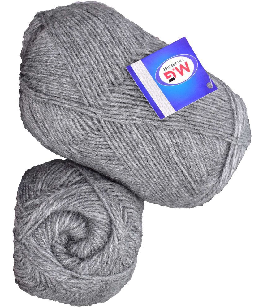     			Rosemary Silver (200 gm)  Wool Ball Hand knitting wool / Art Craft soft fingering crochet hook yarn, needle knitting yarn thread dye  C
