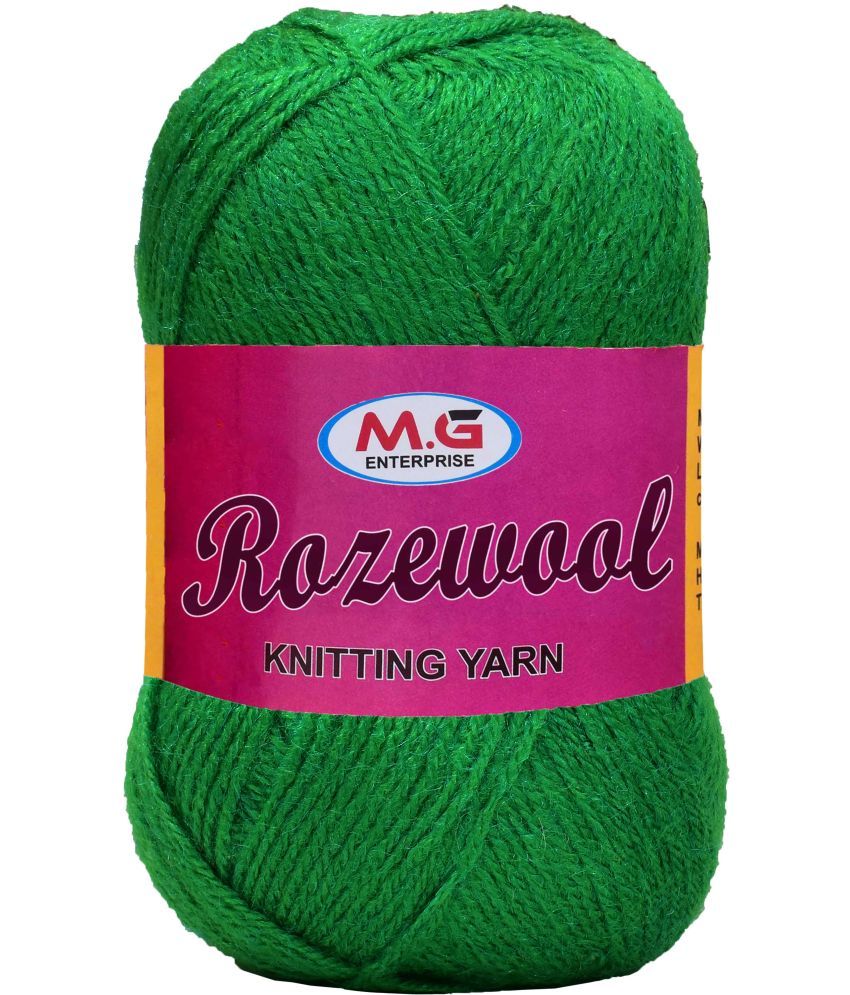     			Rosewool  Moss 200 gms Wool Ball Hand knitting wool- Art-GJH