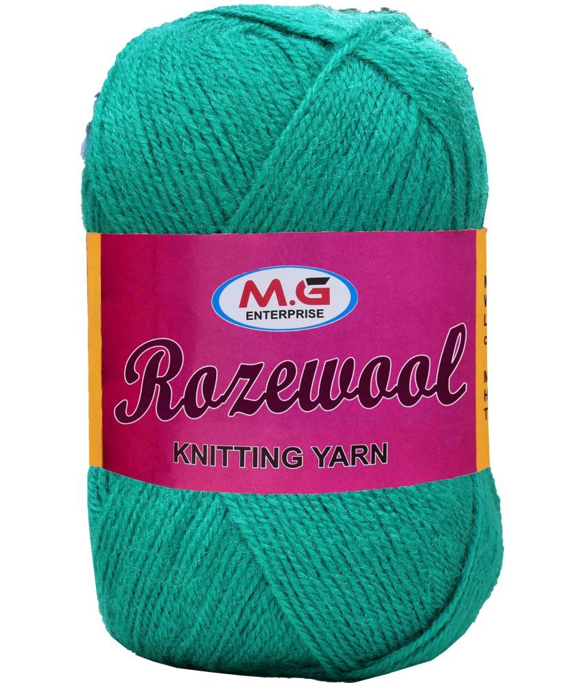     			Rosewool  Teal 200 gms Wool Ball Hand knitting wool- Art-GJE