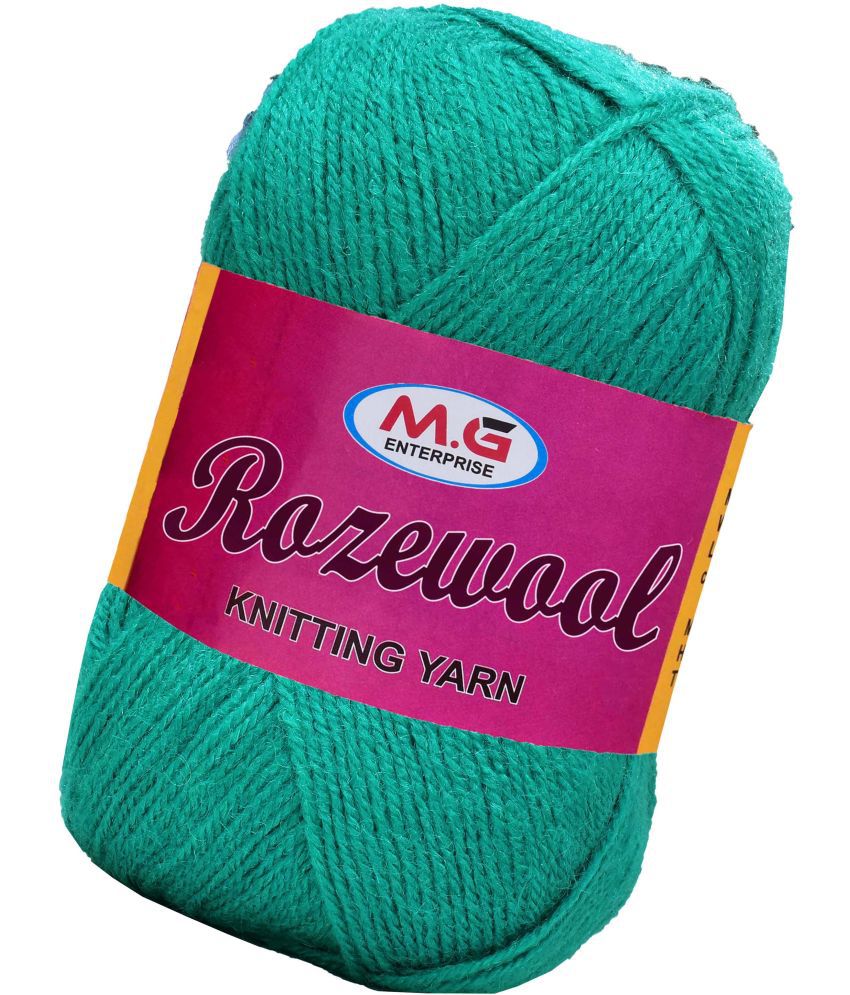     			Rosewool  Teal 300 gms Wool Ball Hand knitting wool- Art-GJE