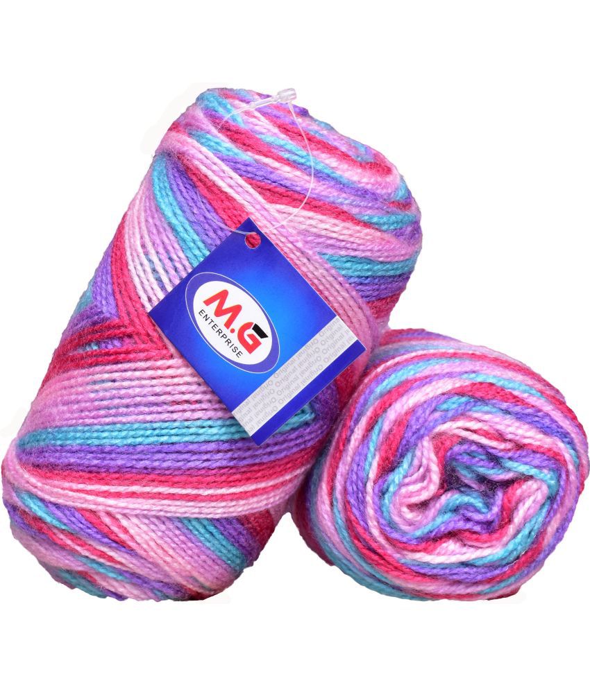     			Saturn Magenta (300 gm)  Wool Ball Hand knitting wool / Art Craft soft fingering crochet hook yarn, needle knitting yarn thread dye S TC