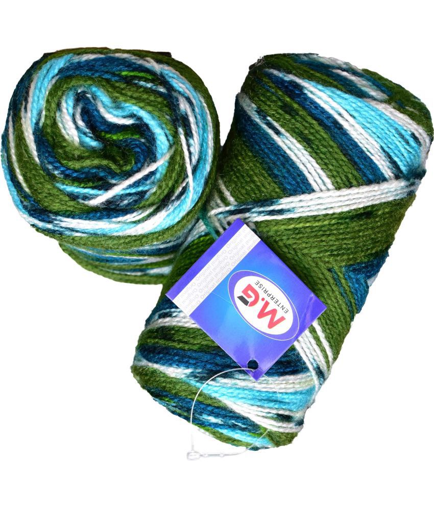     			Spectrum Leaf Green (300 gm)  Wool Ball Hand knitting wool / Art Craft soft fingering crochet hook yarn, needle knitting yarn thread dye O PC