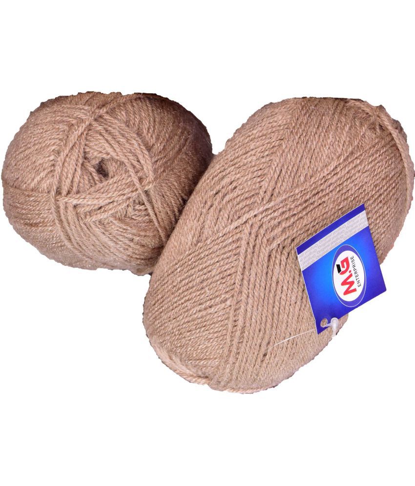    			Sunrise Brown (300 gm)  Wool Ball Hand knitting wool / Art Craft soft fingering crochet hook yarn, needle knitting yarn thread dye D EA