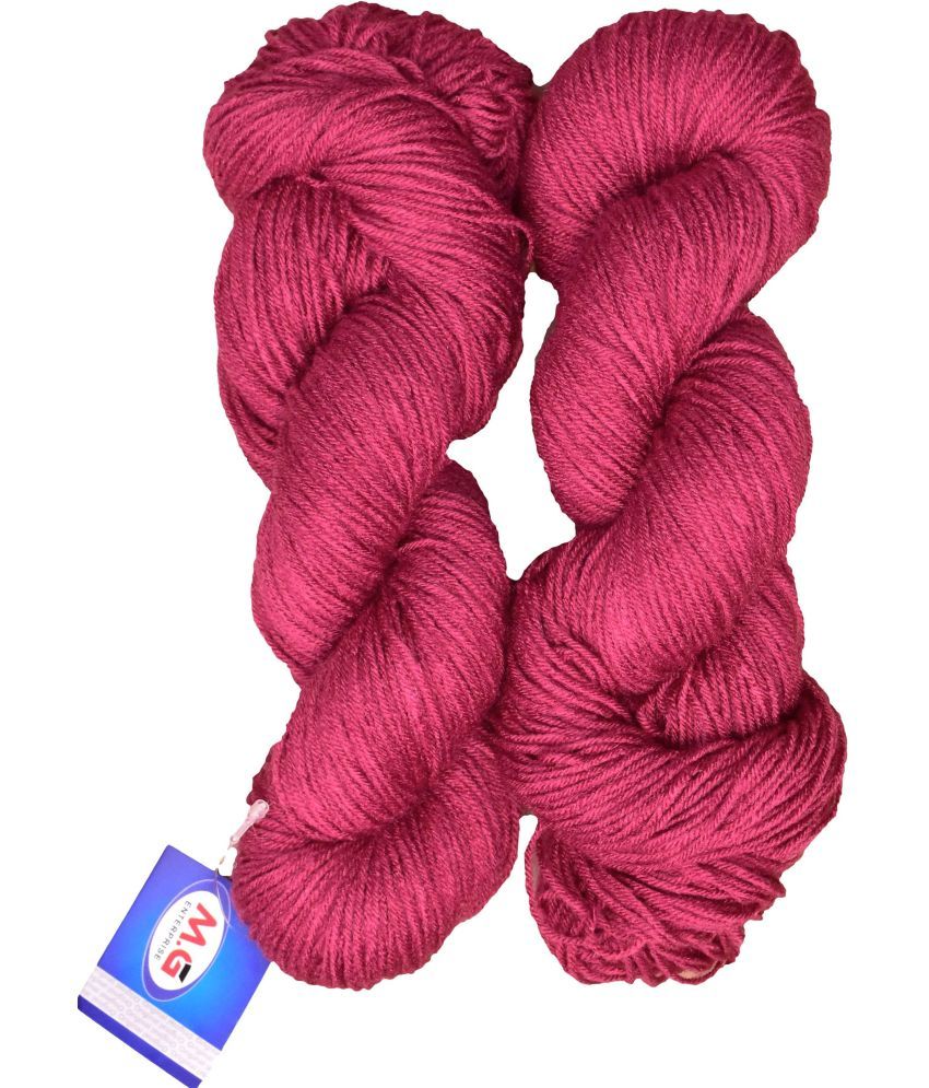     			Tin Tin Cherry (300 gm)  Wool Hank Hand knitting wool / Art Craft soft fingering crochet hook yarn, needle knitting yarn thread dyed