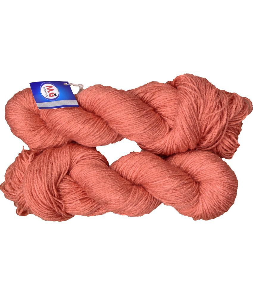     			Tin Tin Salmon (400 gm)  Wool Hank Hand knitting wool / Art Craft soft fingering crochet hook yarn, needle knitting yarn thread dye R SF