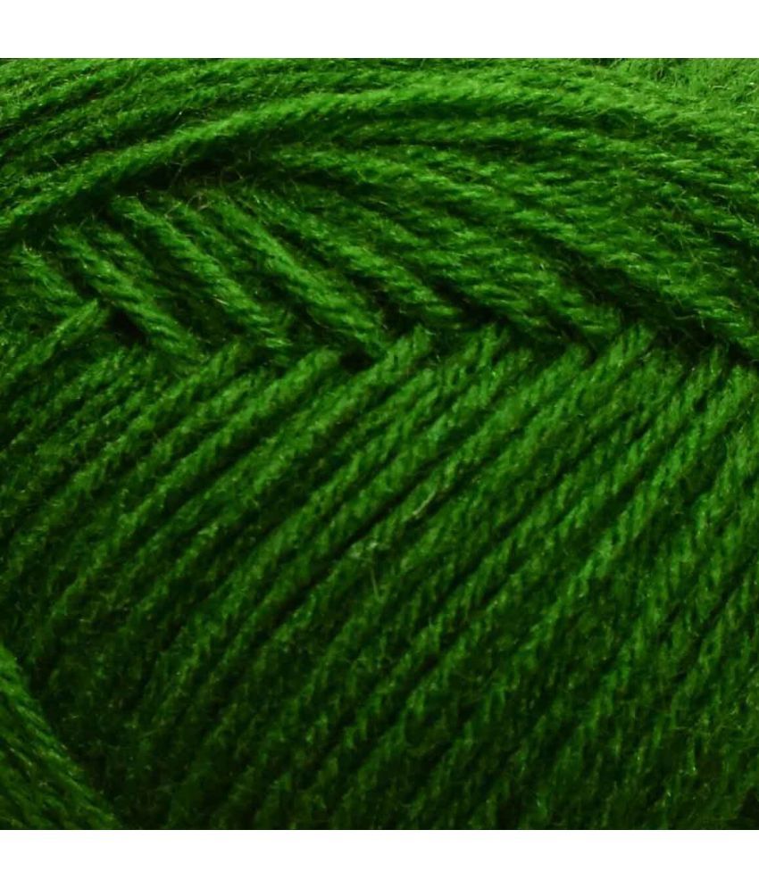     			Uphill  Leaf Green 400 gms Wool  Hand knitting wool- Art-AFAG