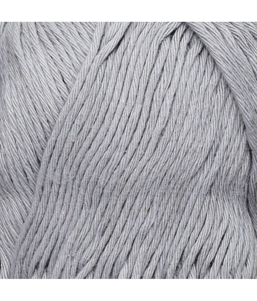     			VARDHMAN Cotton Crush 8-ply  Steel Grey 200 gms Cotton thread dyed-IA Art-AFCG