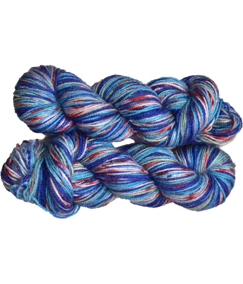     			Vardhman Fashionist K_K Azul (400 gm)  Wool Hank Hand wool ART - BGJ