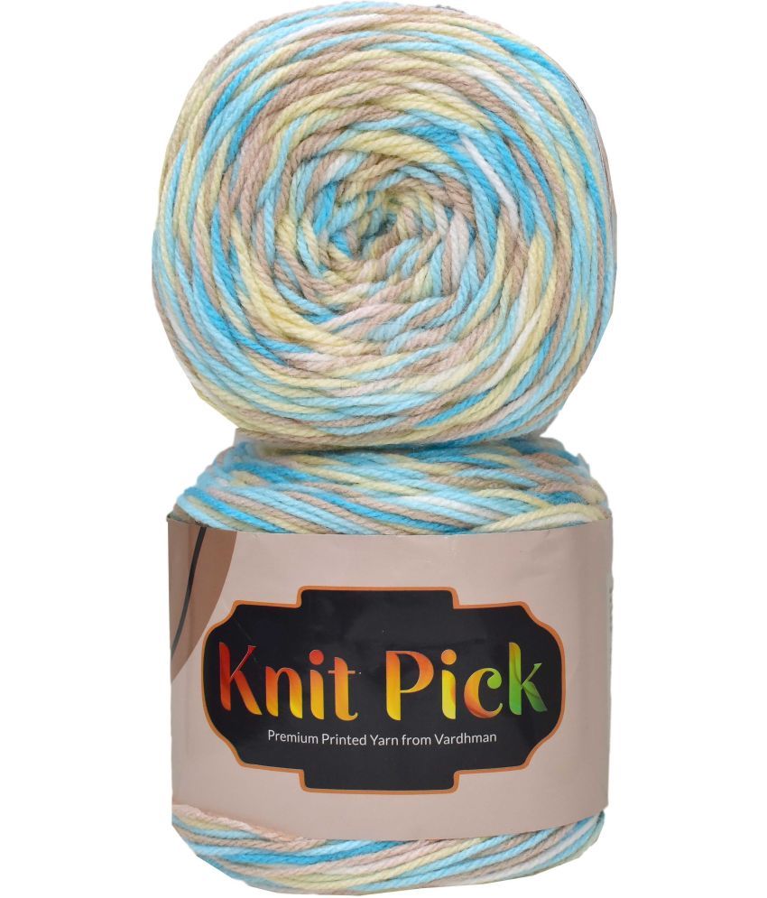     			Vardhman Knit Pick K/K Blue sky (200 gm)  wool ART - ACCH