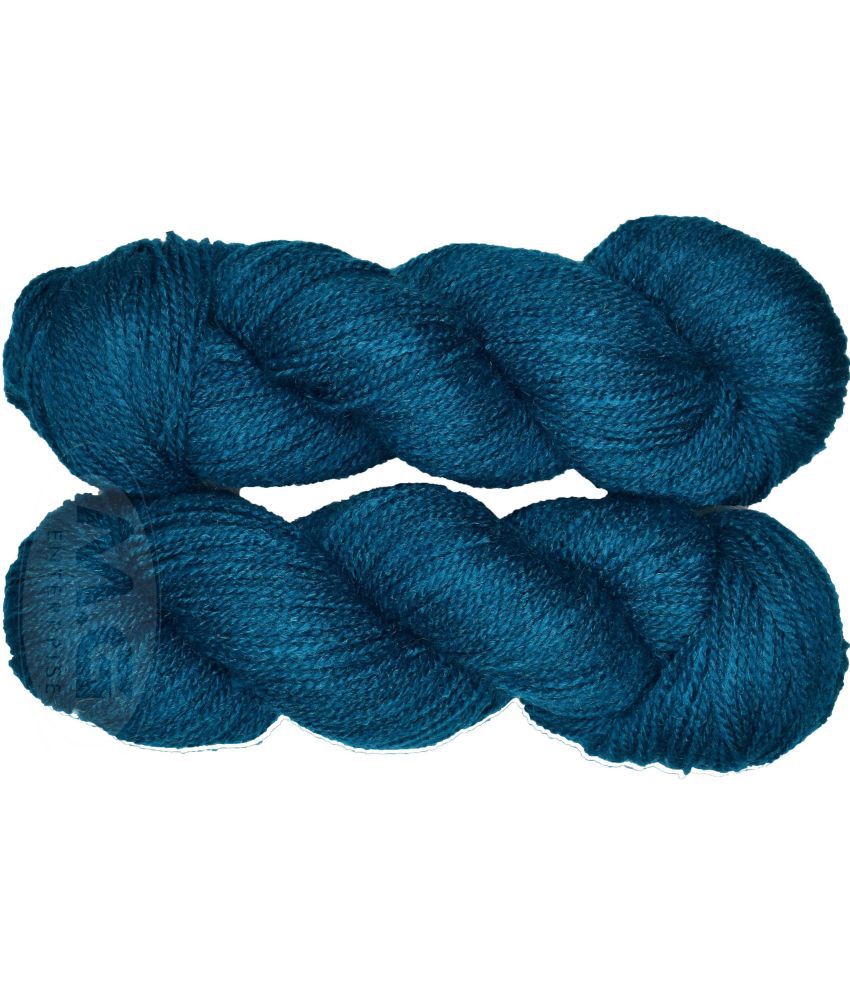     			Vardhman Rabit Excel Airforce (300 gm)  Wool Hank Hand knitting wool Art-FEE