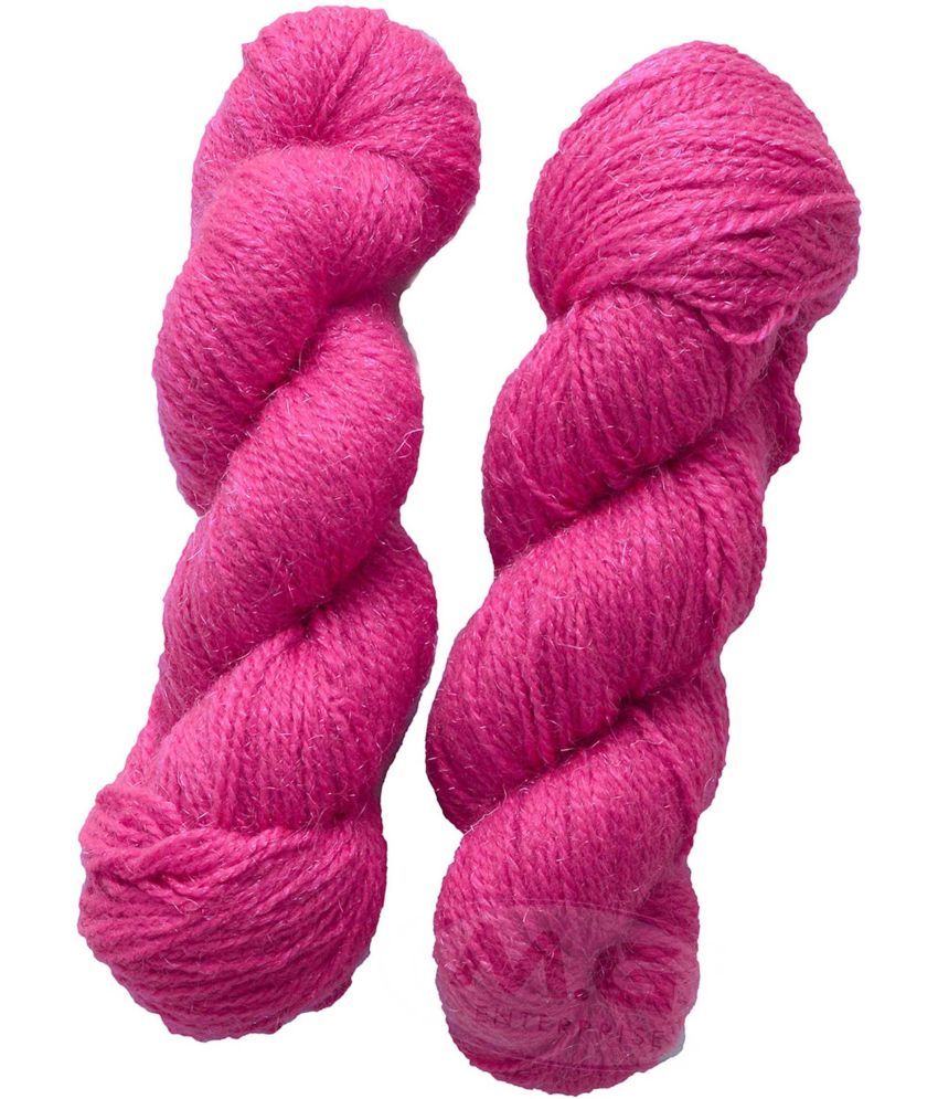     			Vardhman Rabit Excel Rose (400 gm)  Wool Hank Hand knitting wool Art-FDI