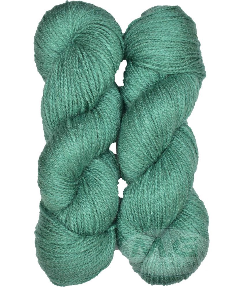     			Vardhman Rabit Excel Turquoise (200 gm)  Wool Hank Hand knitting wool Art-FDG