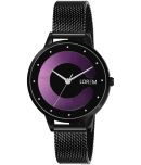 Lorem Black Stainless Steel Analog Womens Watch