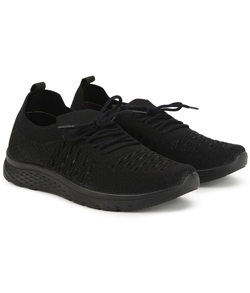     			Aqualite Black Women's Sneakers