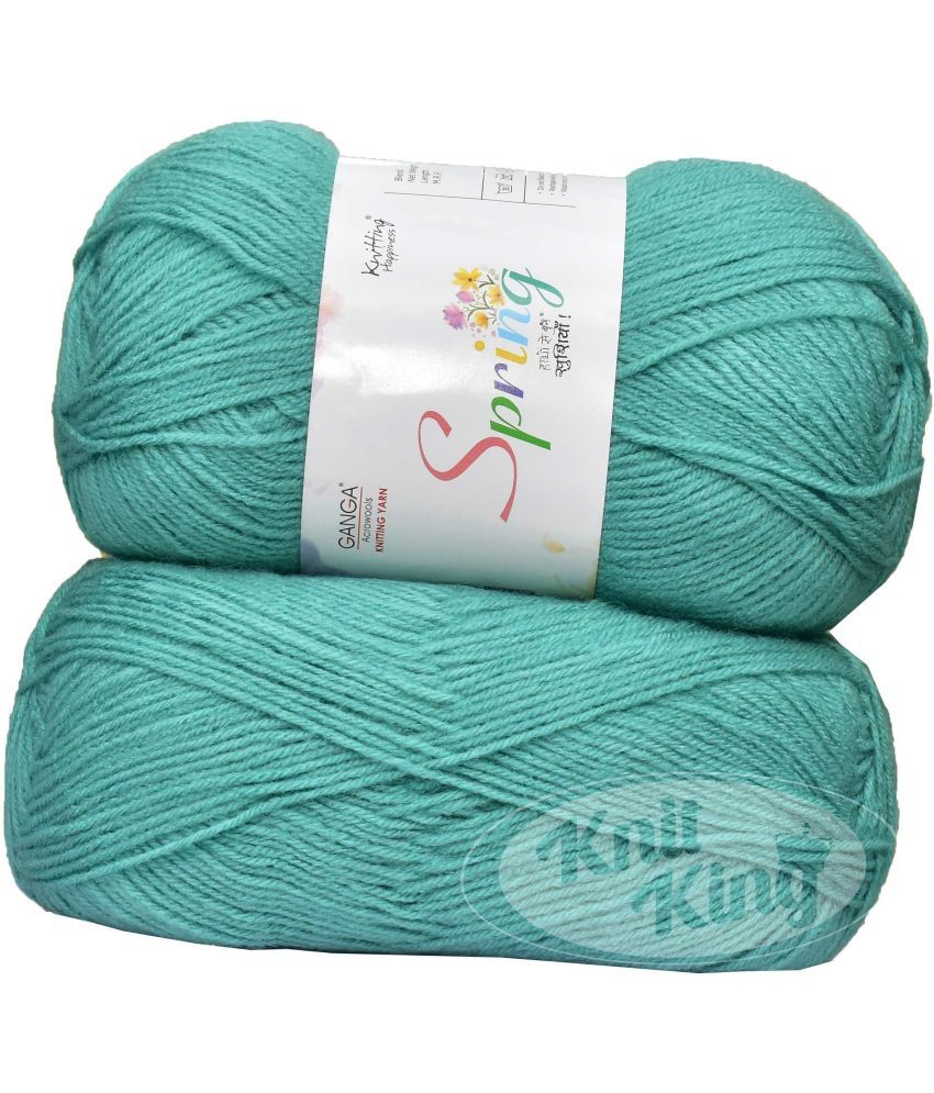     			GAN GA pring  Turquoie 600 gm Wool Ball Hand knitting wool -F Art-AEGD