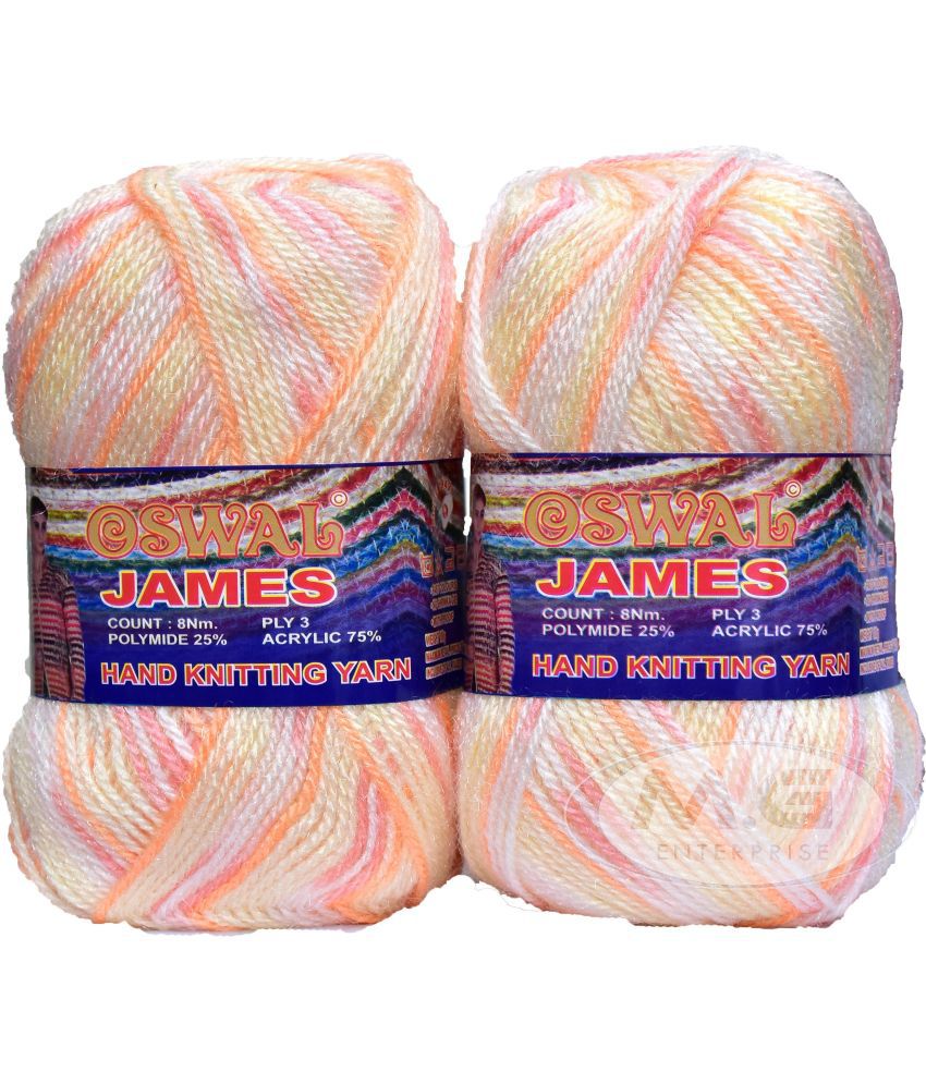     			James Knitting  Yarn Wool, Butter Cream Ball 700 gm  Best Used with Knitting Needles, Crochet Needles  Wool Yarn for Knitting