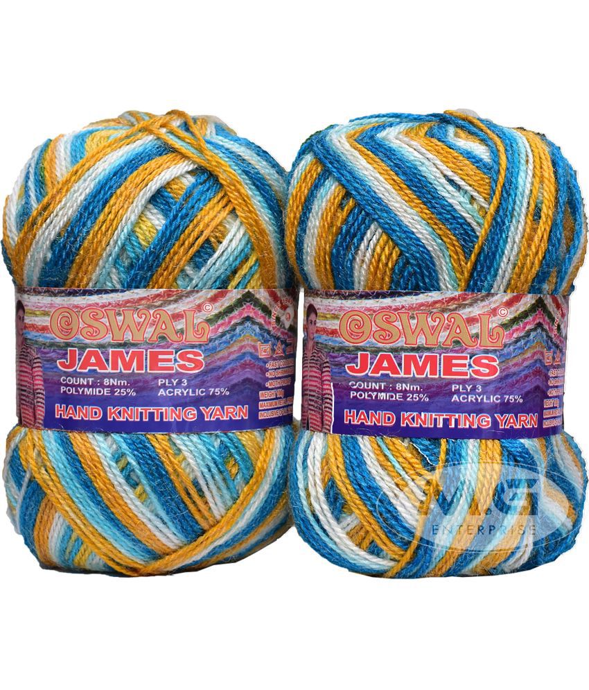     			James Knitting  Yarn Wool, Teal Mix Ball 300 gm  Best Used with Knitting Needles, Crochet Needles  Wool Yarn for Knitting. By  SM-G SM-G SM-HA